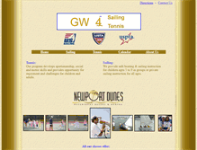 Tablet Screenshot of gw4sailing.com